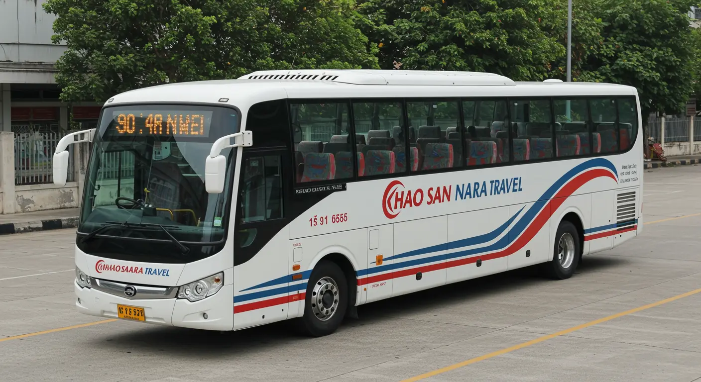 Khao San Nara Travel - Bus Operator for trip from bangkok to phuket