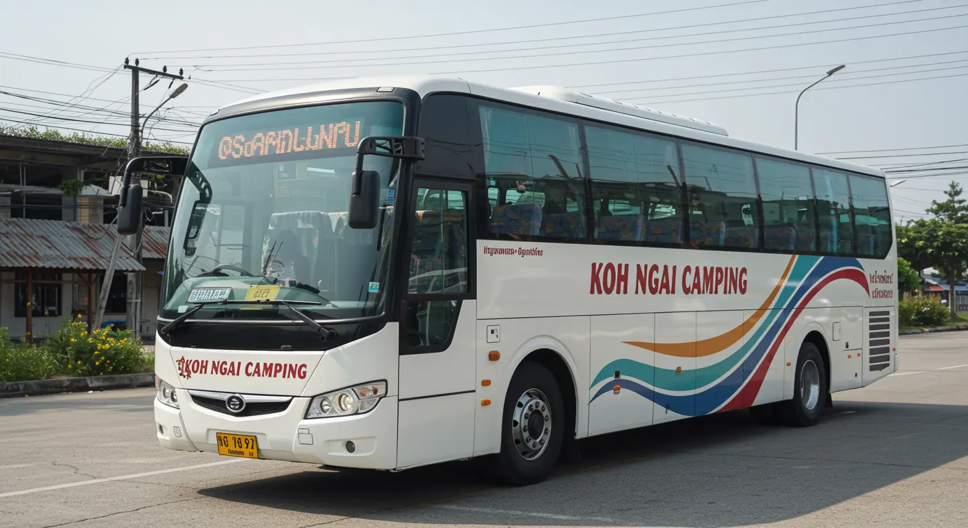 Koh Ngai Camping - Bus Operator for trip from phuket to koh-bulone