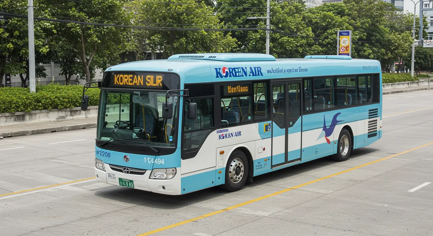 Korean Air - Bus Operator for trip from busan to bangkok