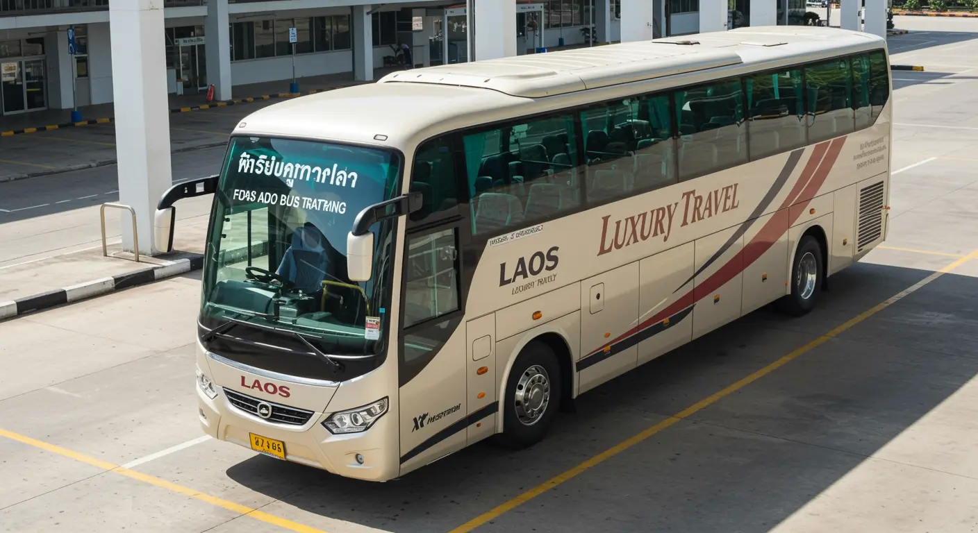 Laos Luxury Travel - Bus Operator for trip from luang-prabang to chiang-khong