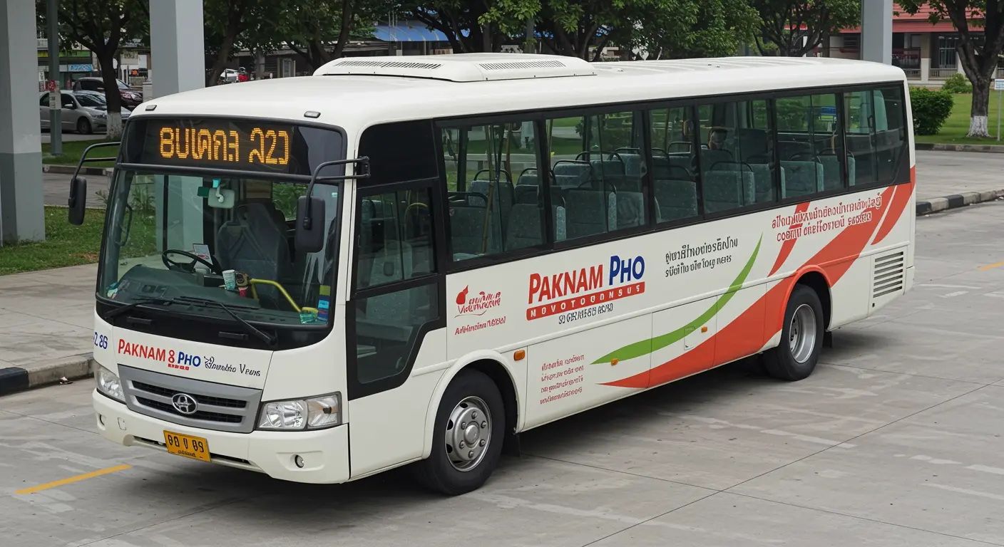 Paknam Pho Minibus - Bus Operator for trip from bangkok to nakhon-sawan