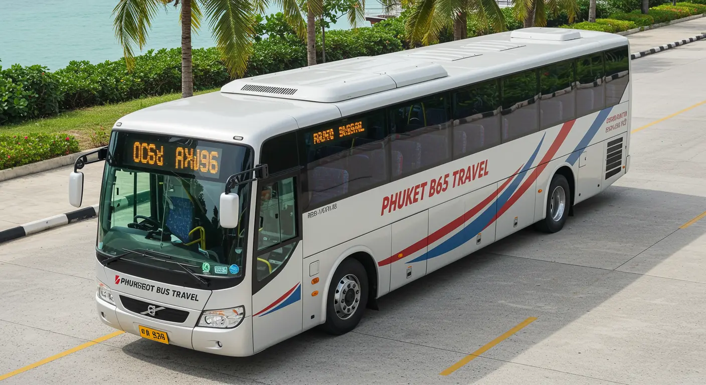 Phuket Bus 465 Travel - Bus Operator for trip from khao-lak to khao-sok