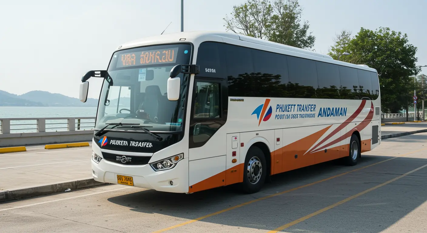 Phuket Transfer Travel Andaman - Bus Operator for trip from khao-lak to phuket