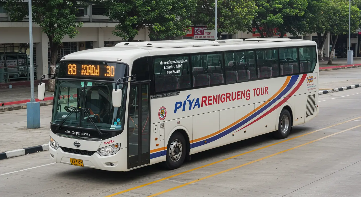 Piya Rengrueng Tour - Bus Operator for trip from dannok to bangkok
