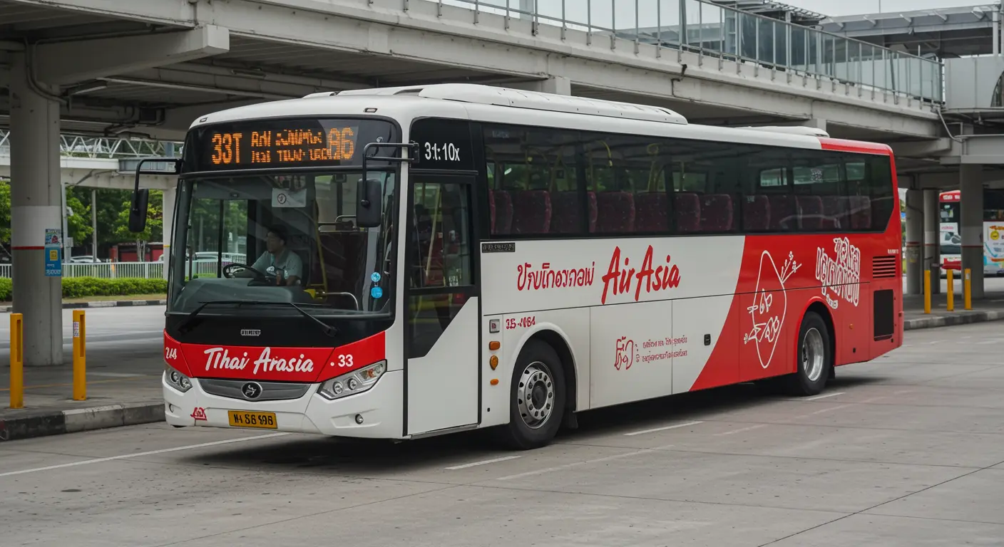 Thai AirAsia - Bus Operator for trip from chumphon to bangkok