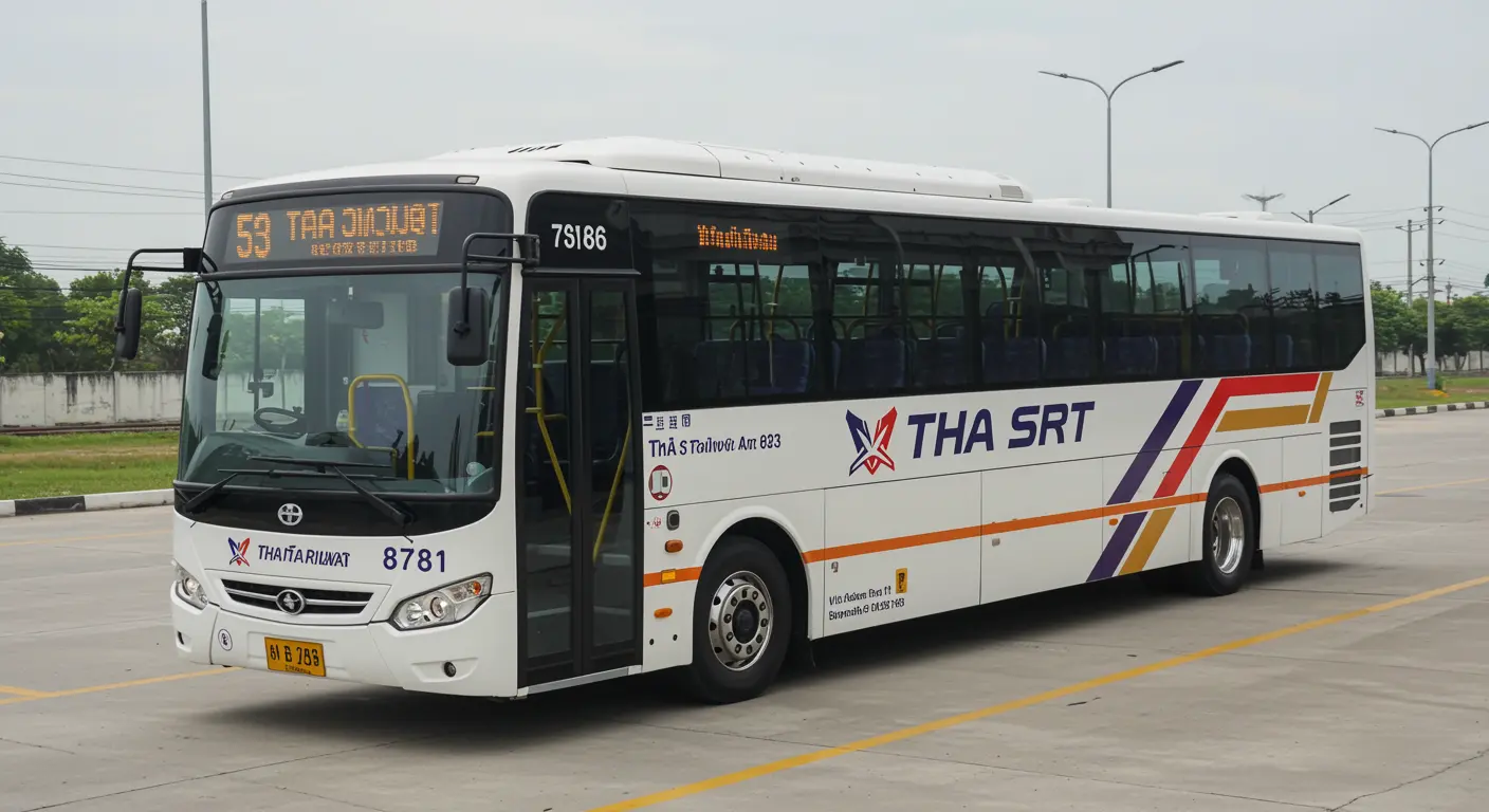 Thai Railway (also known as State Railway of Thailand or SRT) - Bus Operator for trip from hua-hin to nakhon-pathom