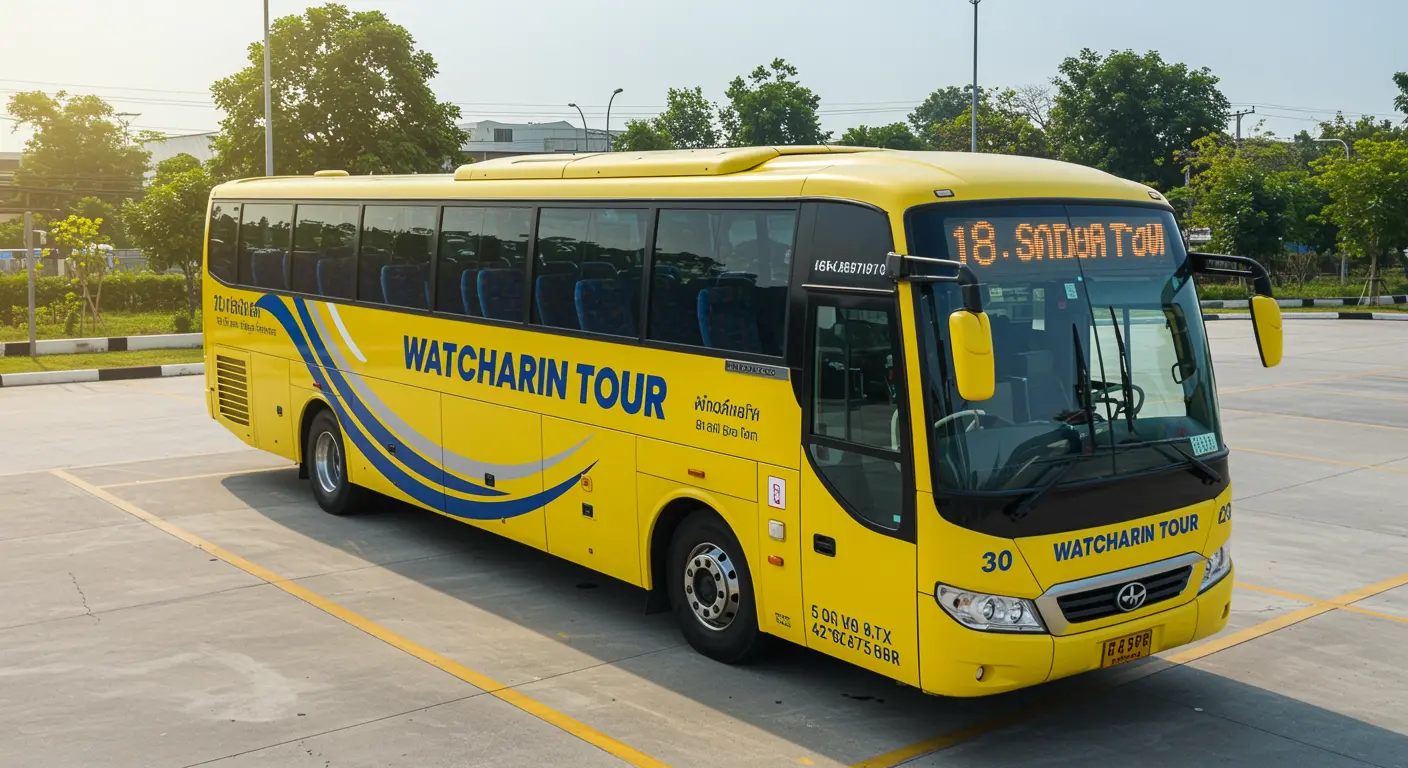 Watcharin Tour - Bus Operator for trip from lopburi to bangkok