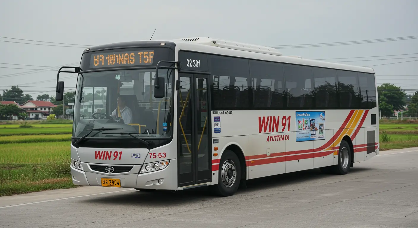 Win 91 Ayutthaya - Bus Operator for trip from ayutthaya to bangkok