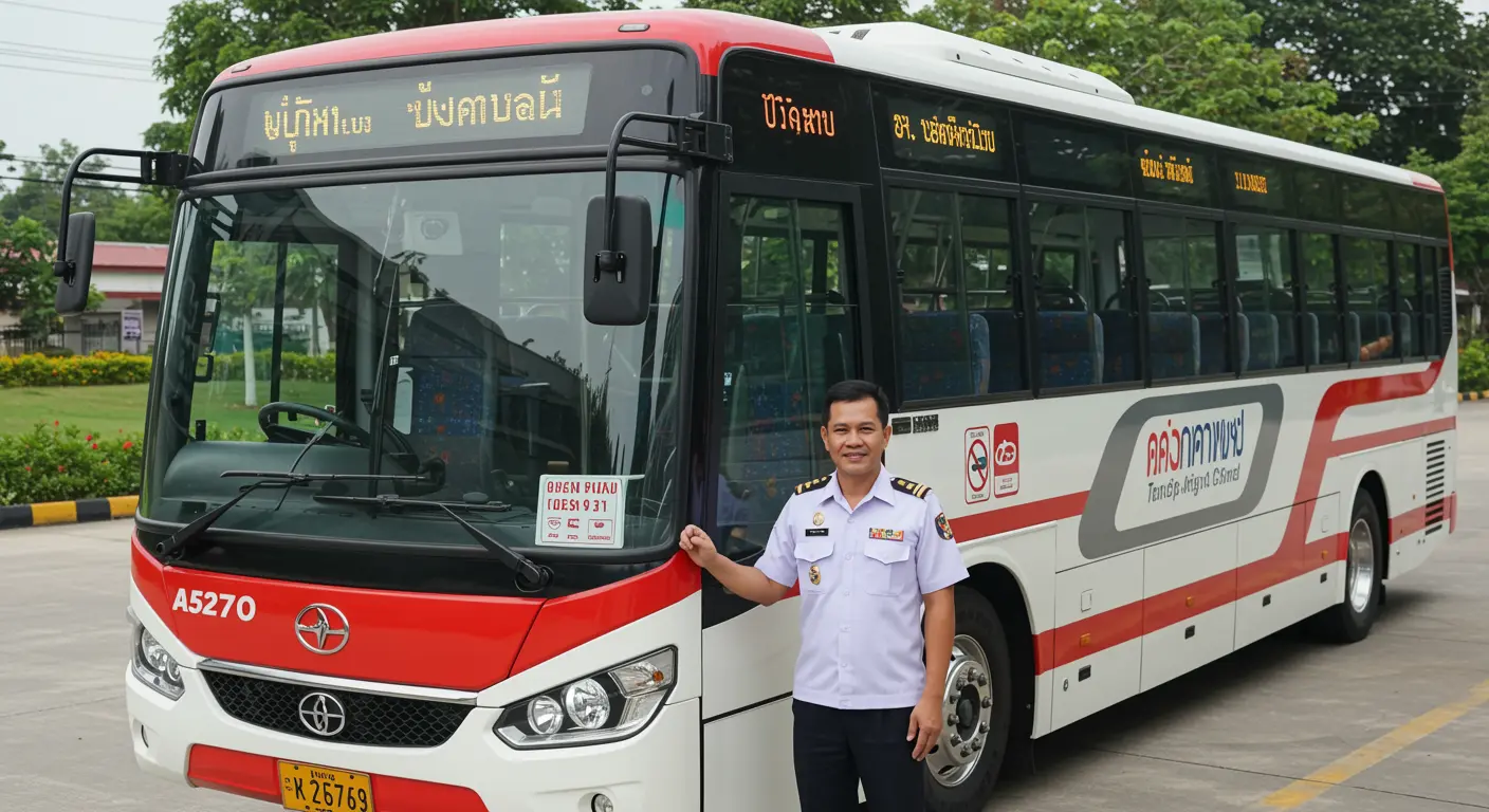 Win Jorakhe - Bus Operator for trip from bangkok to pran-buri