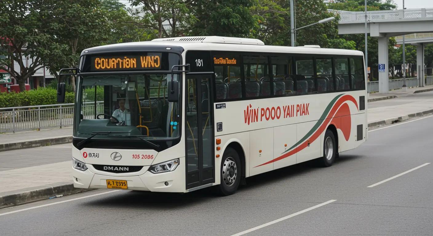 Win Poo Yai Piak - Bus Operator for trip from cha-am to bangkok