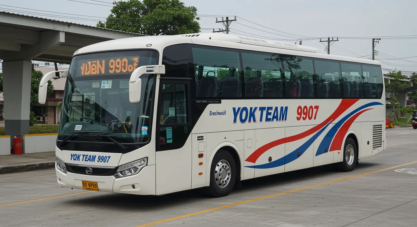 Yok Team 9907 - Bus Operator for trip from bangkok to chanthaburi