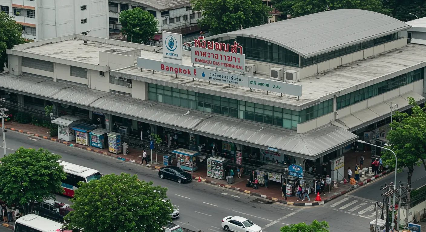 bangkok Main bus Station - Destination point for amnat-charoen to bangkok route