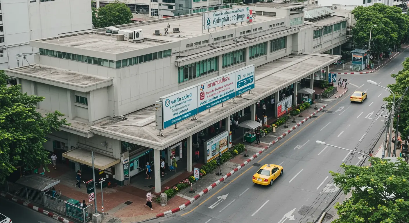 bangkok Main bus Station - Destination point for ao-nang to bangkok route
