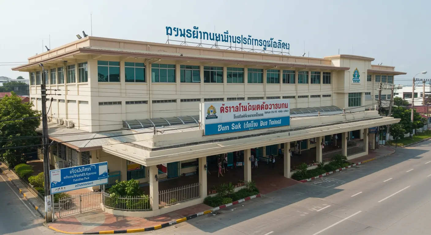 don-sak Main bus Station - Destination point for ao-nang to don-sak route