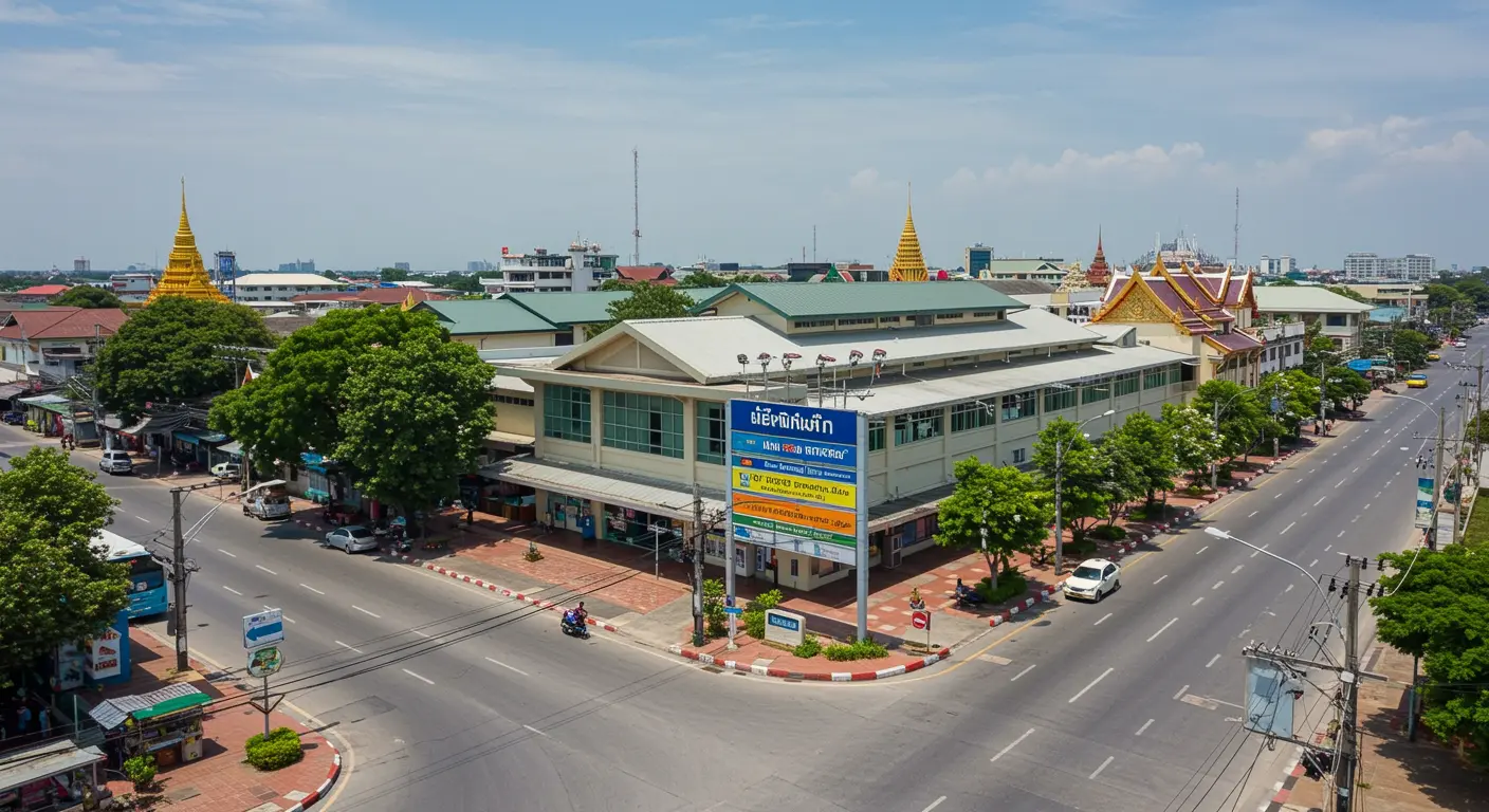 hua-hin Main bus Station - Destination point for ao-nang to hua-hin route