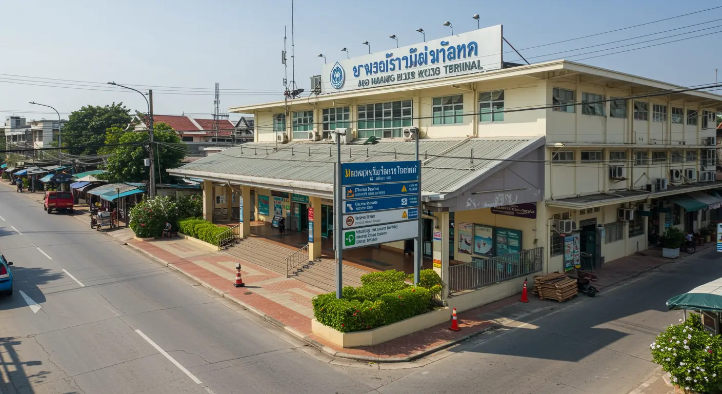 ao-nang Main bus Station - Origin point for ao-nang to hua-hin route