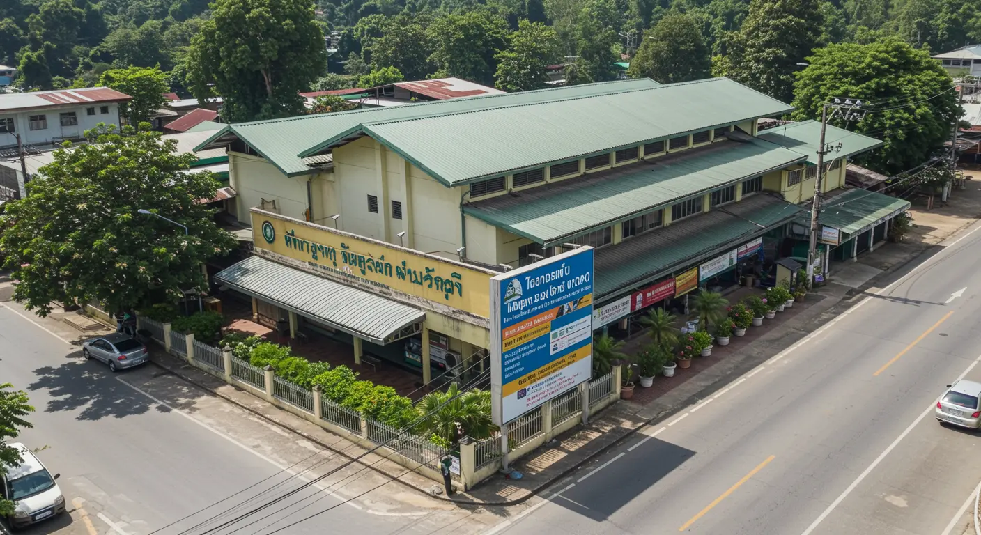 khao-sok Main bus Station - Destination point for ao-nang to khao-sok route