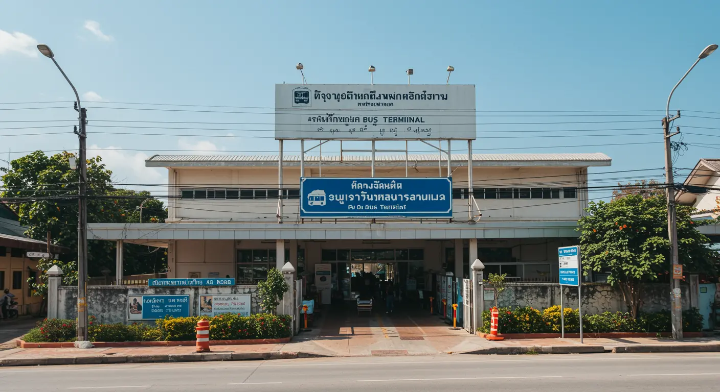ao-nang Main bus Station - Origin point for ao-nang to phang-nga route