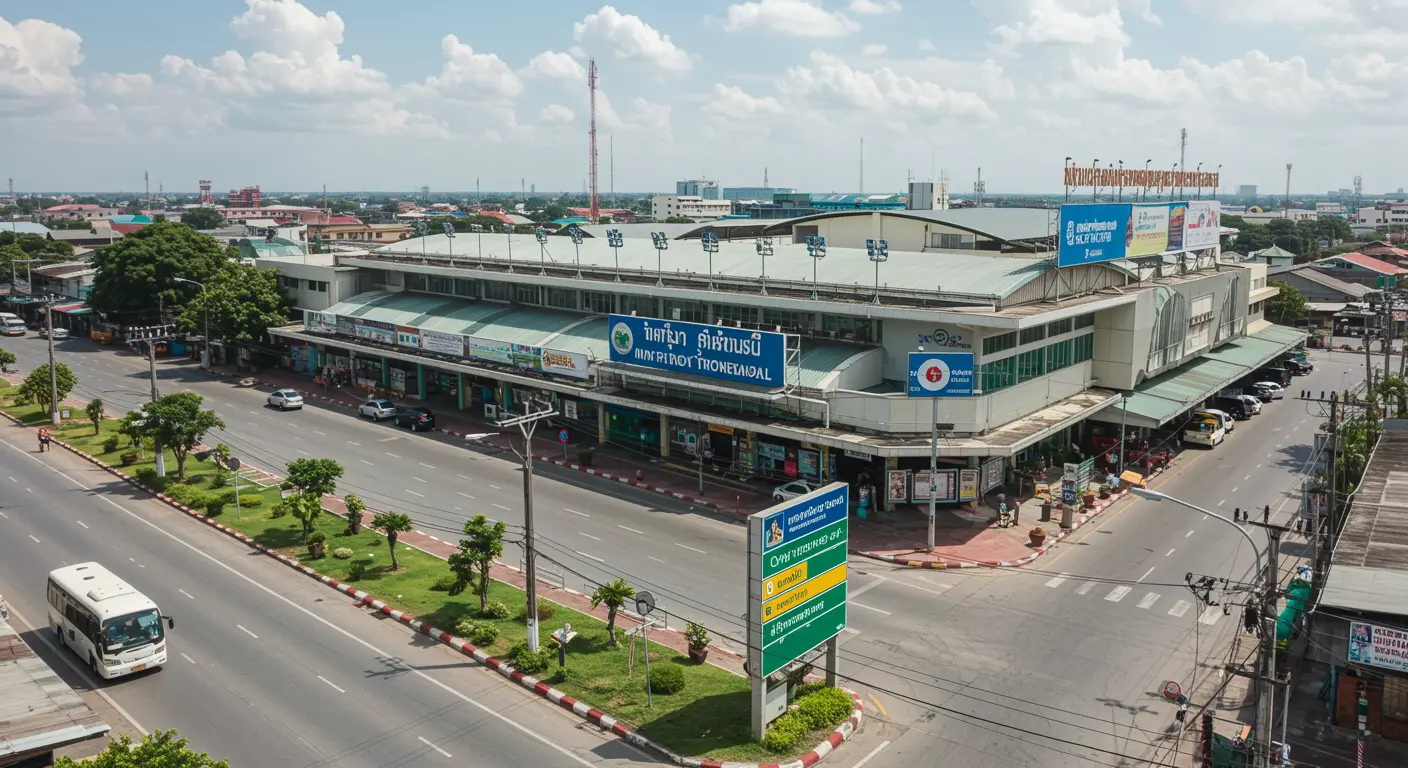 suratthani Main bus Station - Destination point for ao-nang to suratthani route