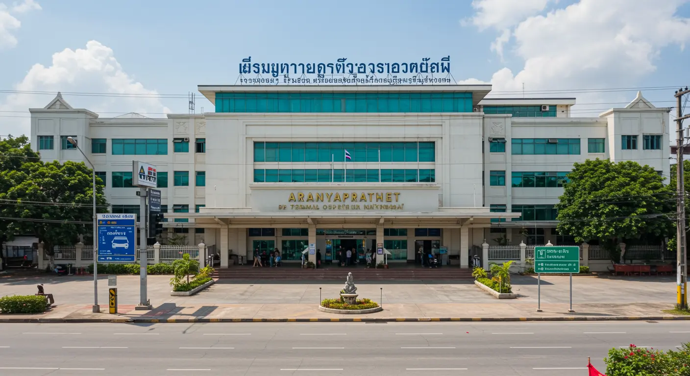 aranyaprathet Main bus Station - Origin point for aranyaprathet to bangkok route
