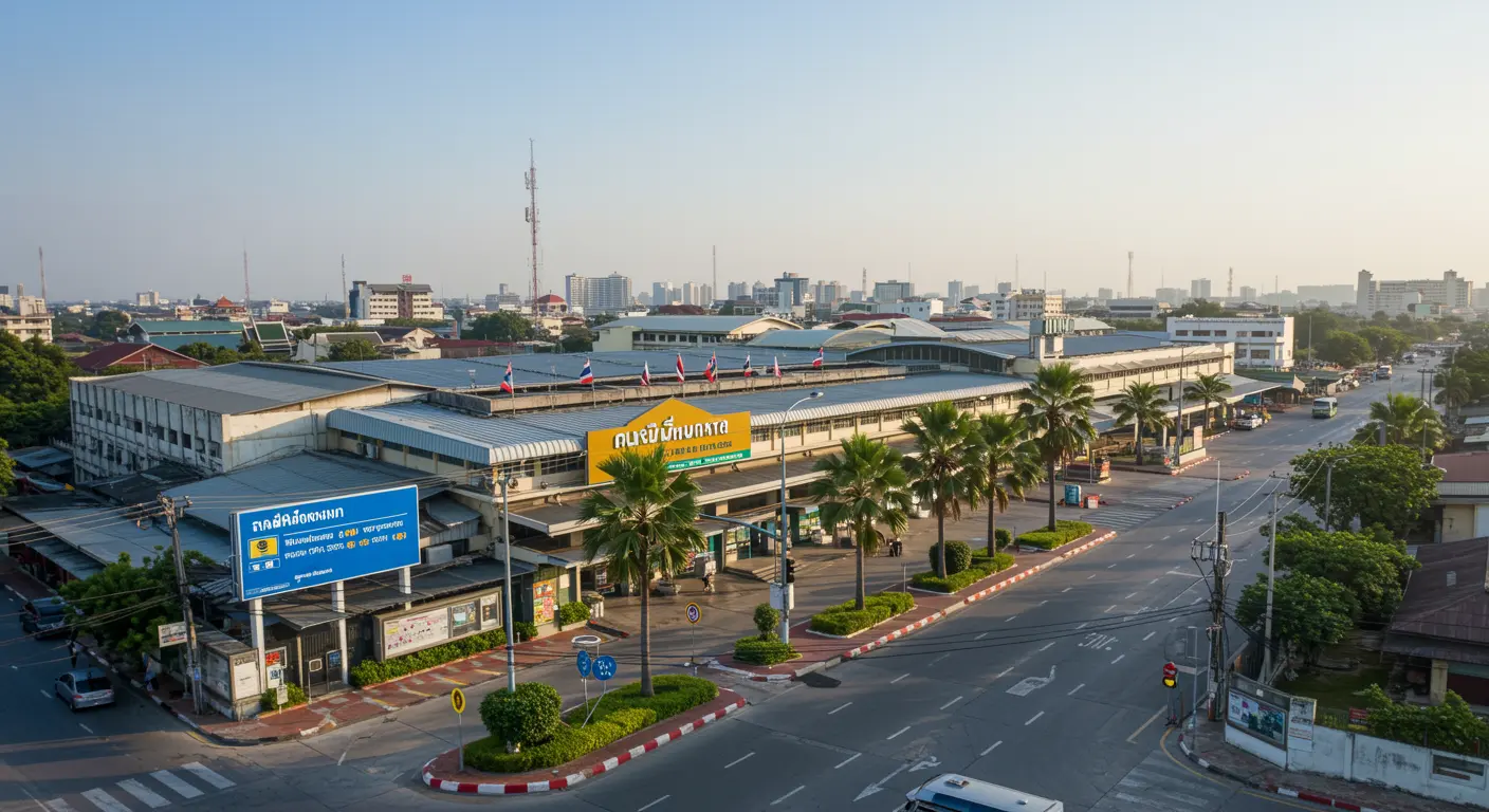 ayutthaya Main bus Station - Origin point for ayutthaya to bangkok route