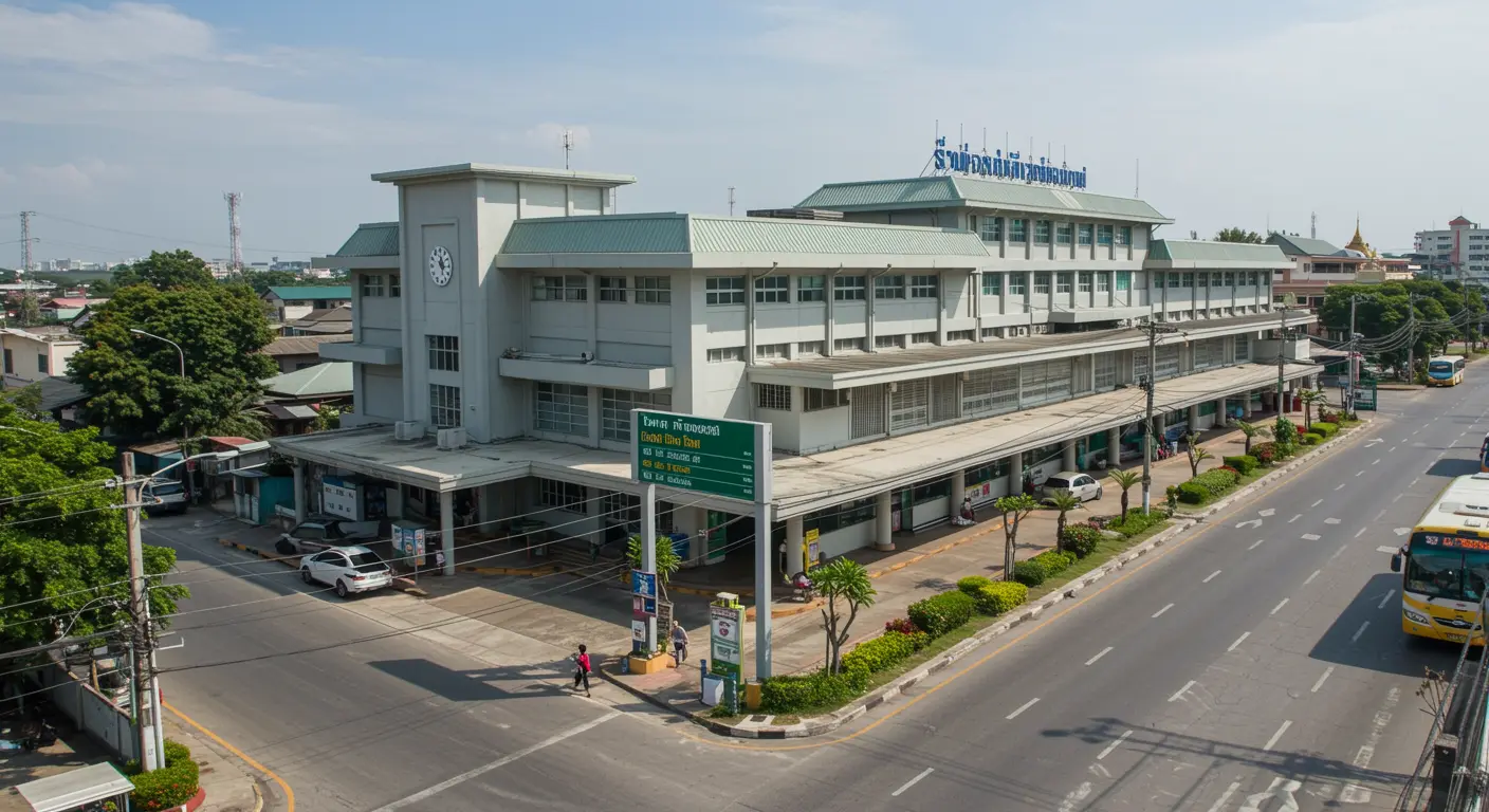 buri-ram Main bus Station - Destination point for ayutthaya to buri-ram route