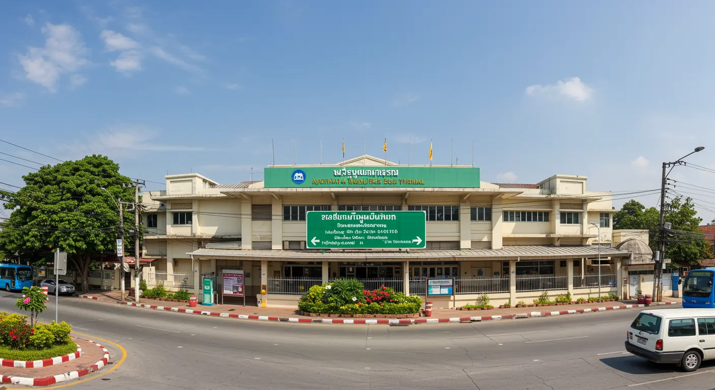 ayutthaya Main bus Station - Origin point for ayutthaya to buri-ram route