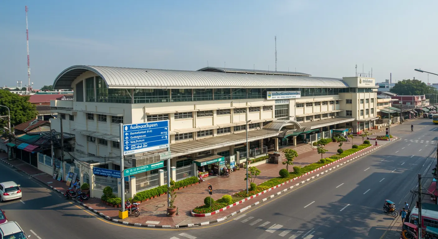 ayutthaya Main bus Station - Origin point for ayutthaya to chiang-mai route
