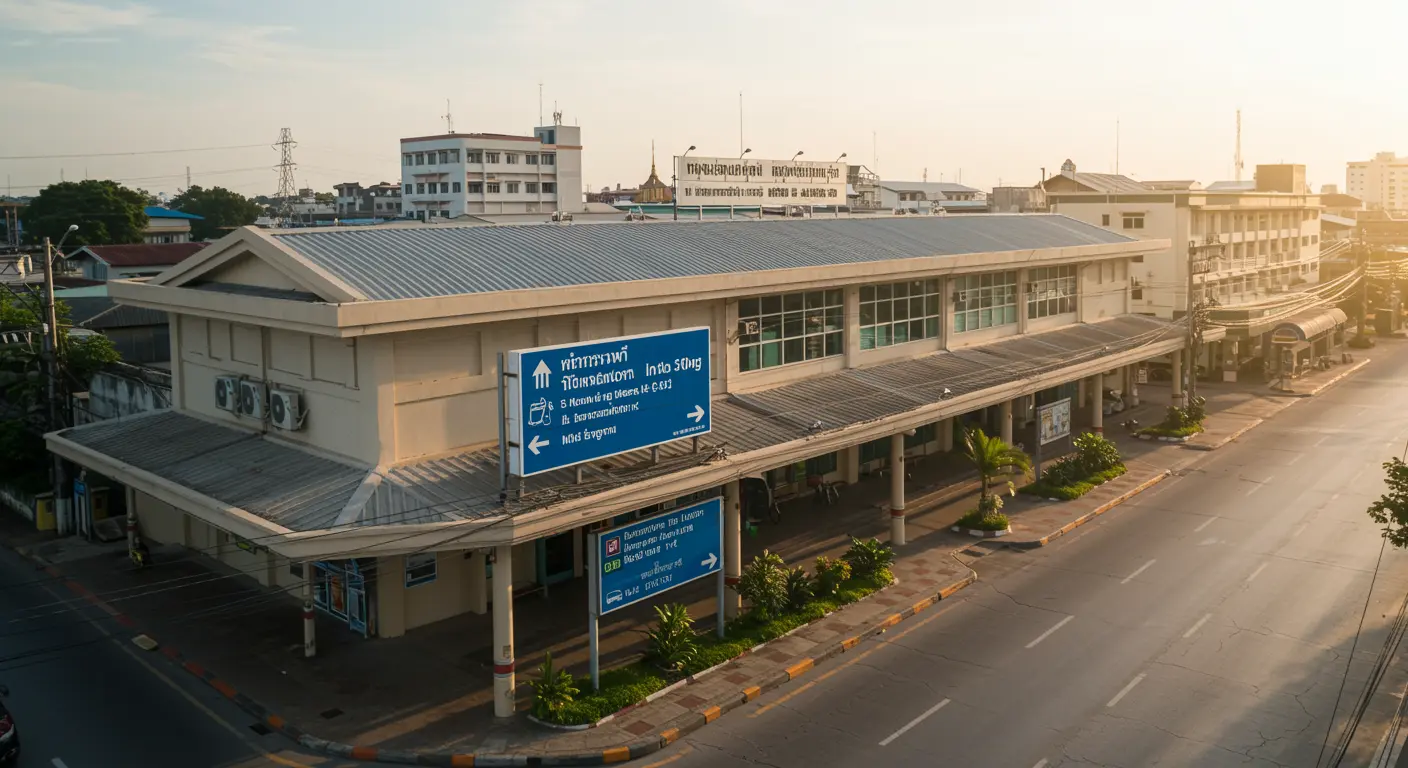 kamphaeng-phet Main bus Station - Destination point for ayutthaya to kamphaeng-phet route