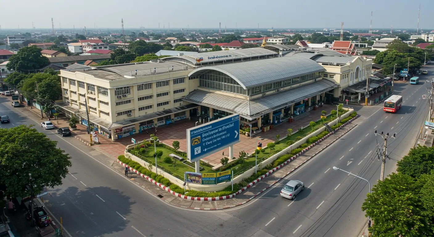 ayutthaya Main bus Station - Origin point for ayutthaya to kanchanaburi route