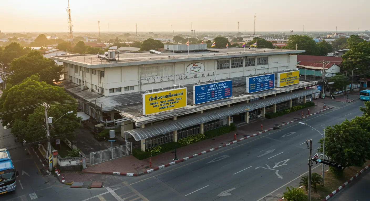 ayutthaya Main bus Station - Origin point for ayutthaya to khon-kaen route