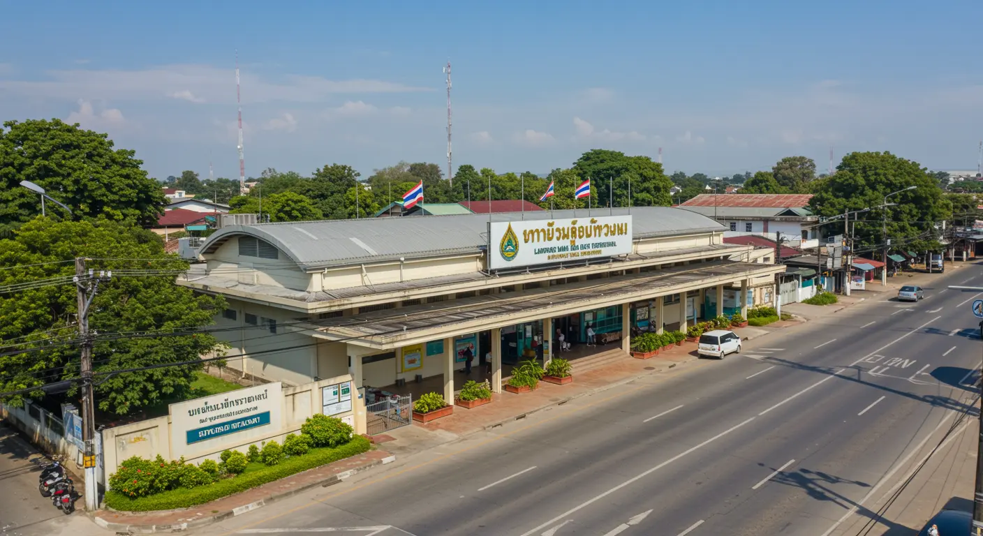 lampang Main bus Station - Destination point for ayutthaya to lampang route