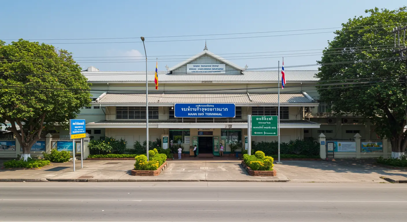 ayutthaya Main bus Station - Origin point for ayutthaya to lampang route