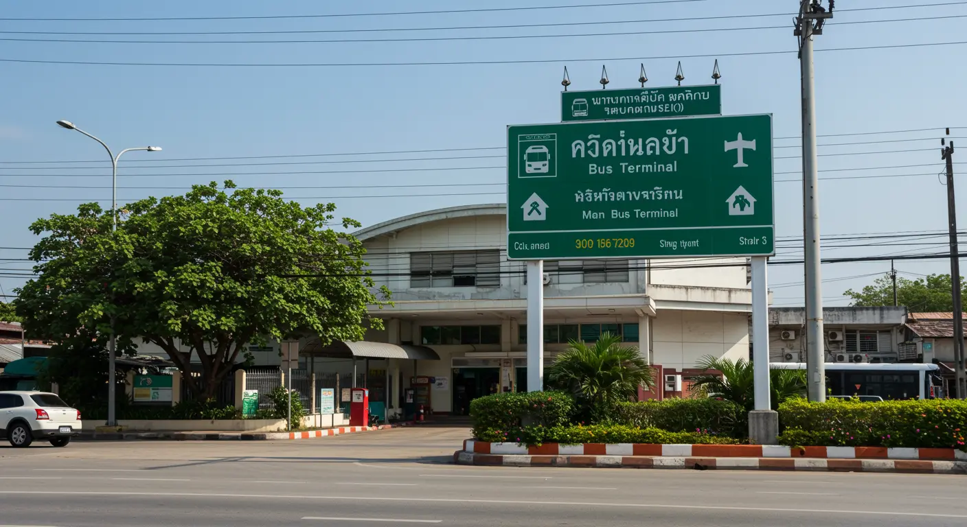 lamphun Main bus Station - Destination point for ayutthaya to lamphun route