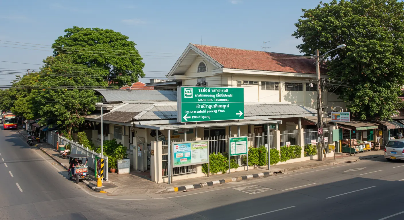 ayutthaya Main bus Station - Origin point for ayutthaya to lamphun route