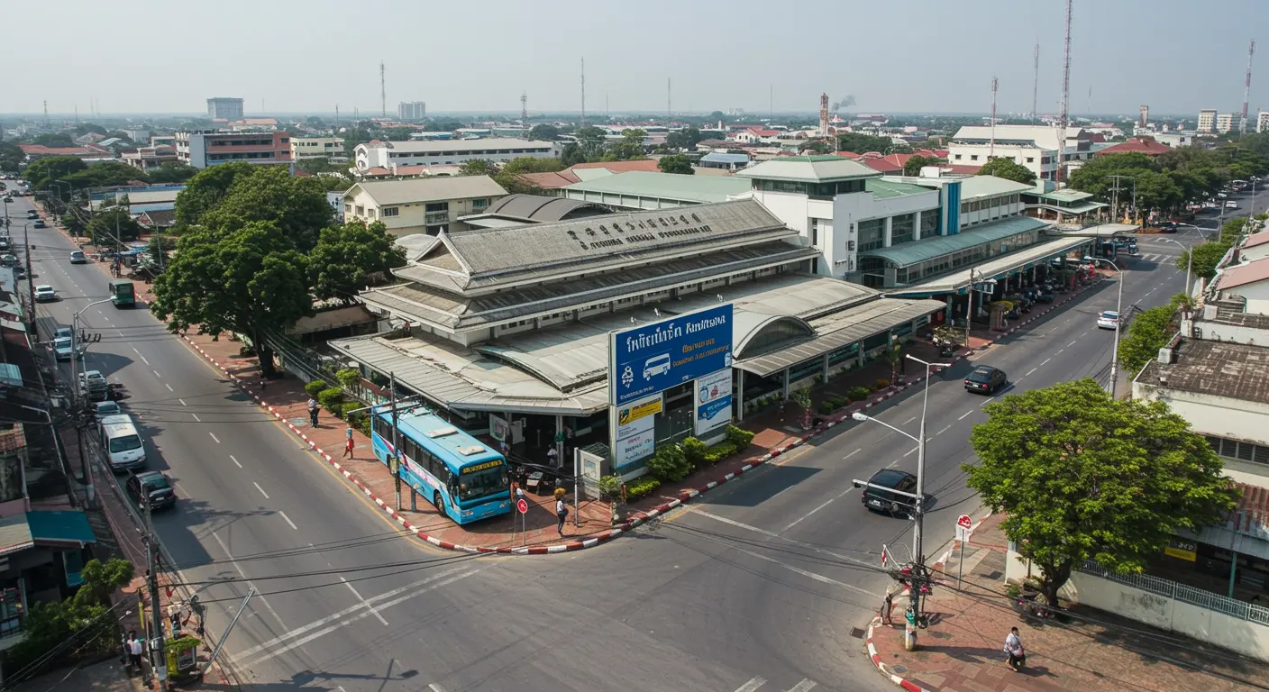 ayutthaya Main bus Station - Origin point for ayutthaya to mae-sot route