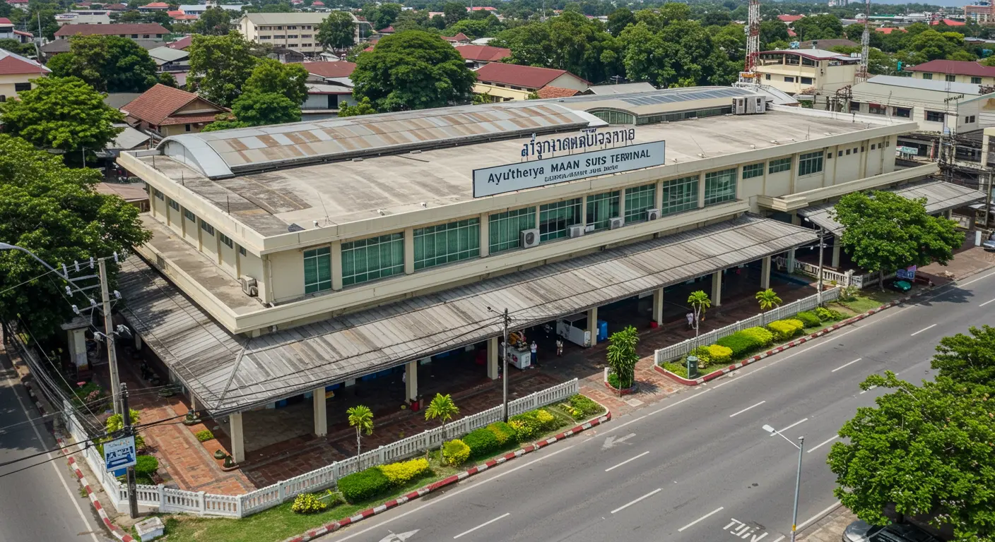 ayutthaya Main bus Station - Origin point for ayutthaya to nakhon-ratchasima route