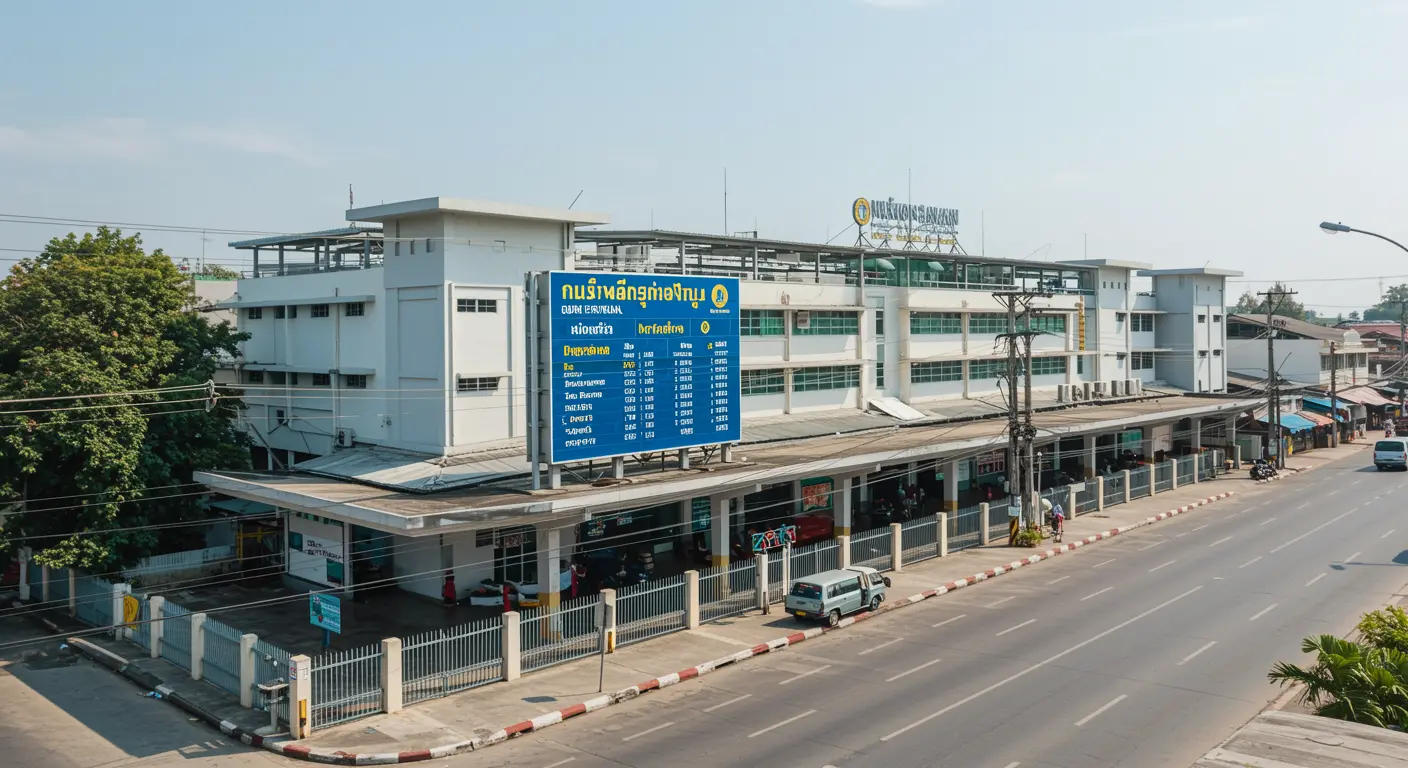 nakhon-sawan Main bus Station - Destination point for ayutthaya to nakhon-sawan route
