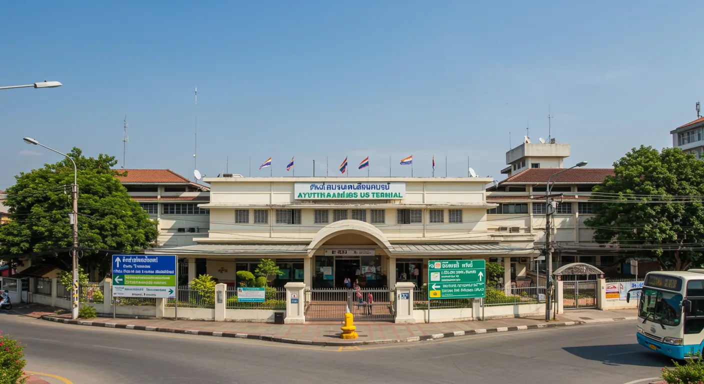 ayutthaya Main bus Station - Origin point for ayutthaya to nonthaburi route