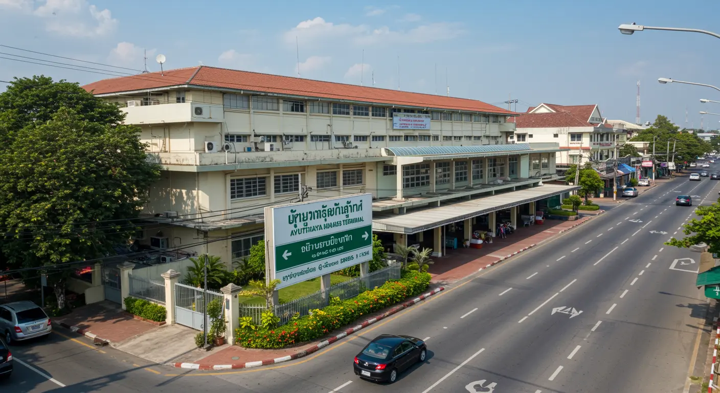 ayutthaya Main bus Station - Origin point for ayutthaya to pattaya route