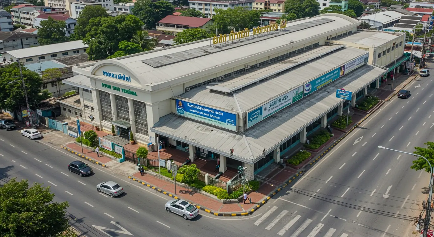 ayutthaya Main bus Station - Origin point for ayutthaya to phetchabun route