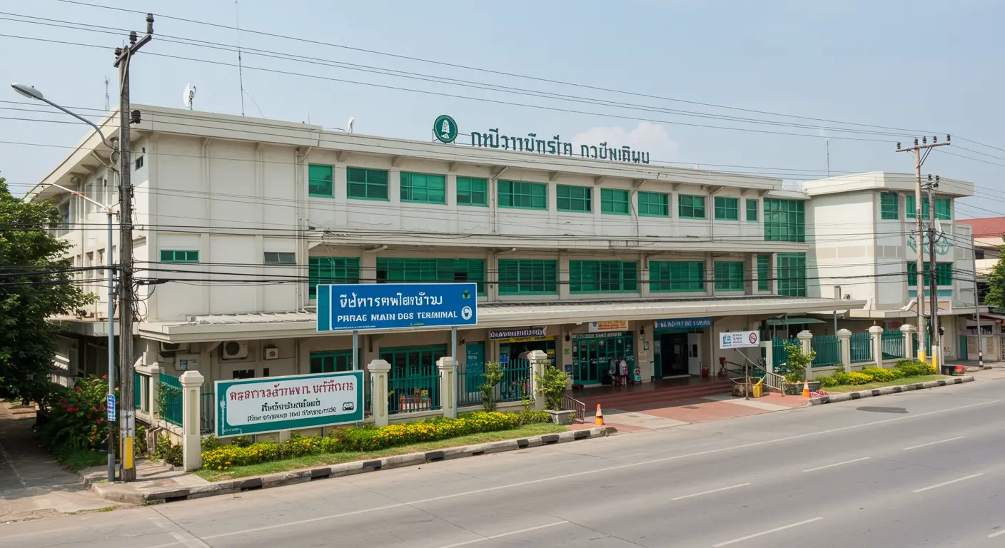 phrae Main bus Station - Destination point for ayutthaya to phrae route