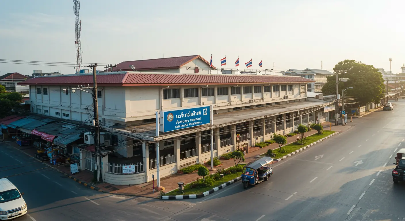 ayutthaya Main bus Station - Origin point for ayutthaya to sisaket route