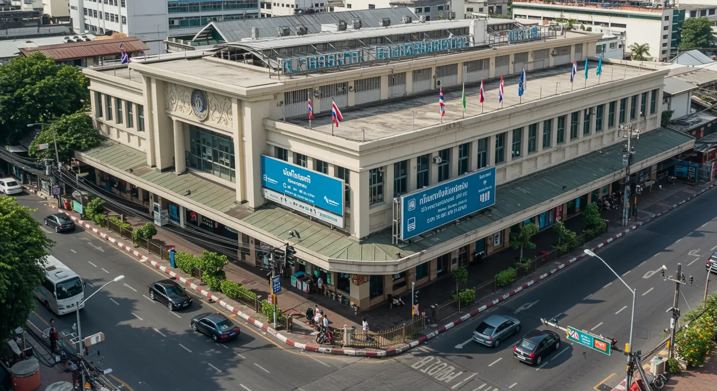bangkok Main bus Station - Destination point for ban-phe to bangkok route