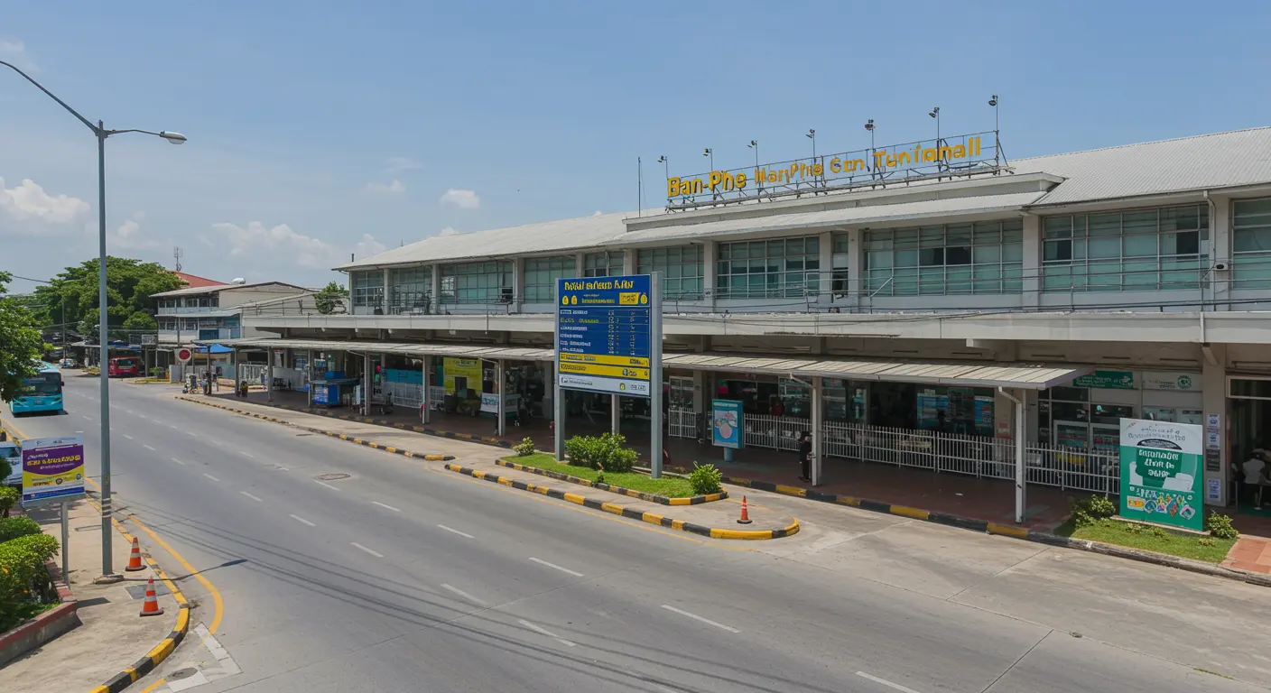 ban-phe Main bus Station - Origin point for ban-phe to rayong route