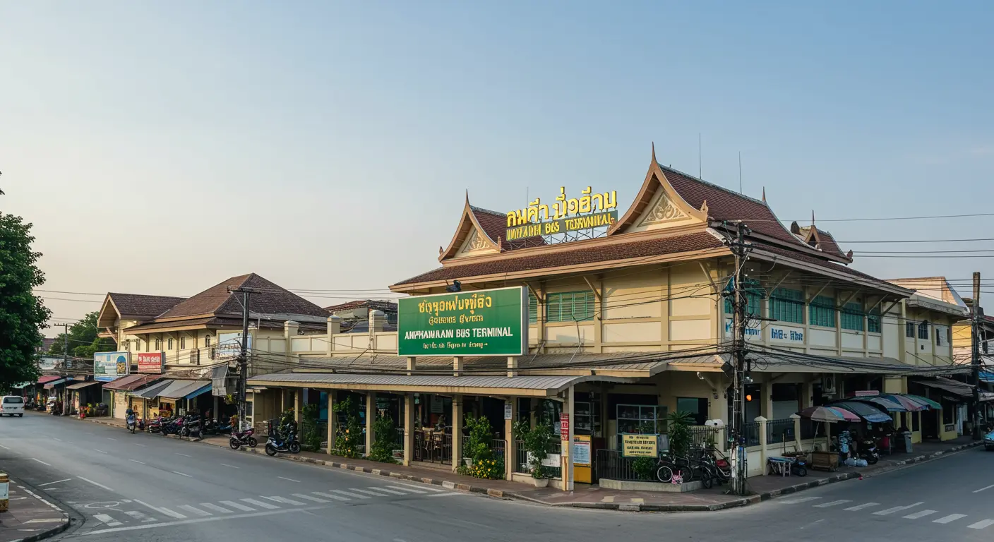 amphawa Main bus Station - Destination point for bangkok to amphawa route