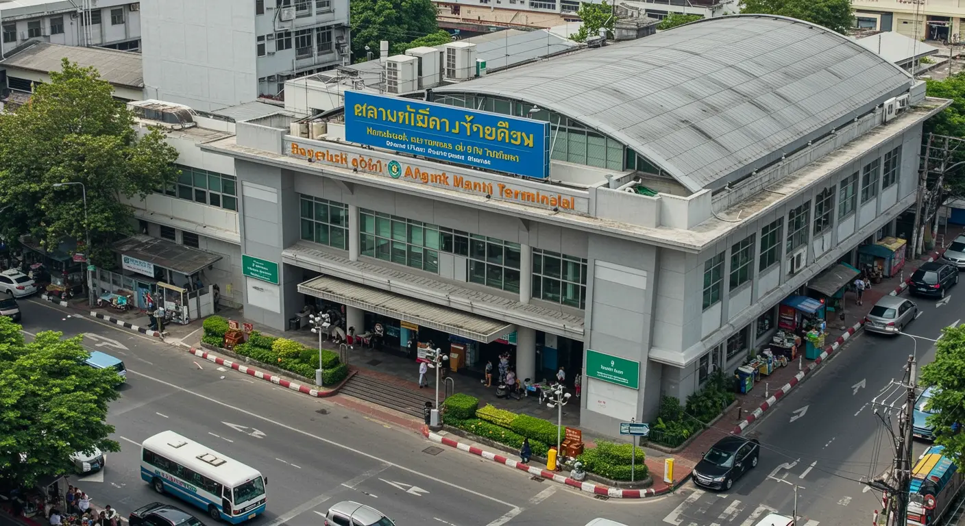 bangkok Main bus Station - Origin point for bangkok to amphawa route