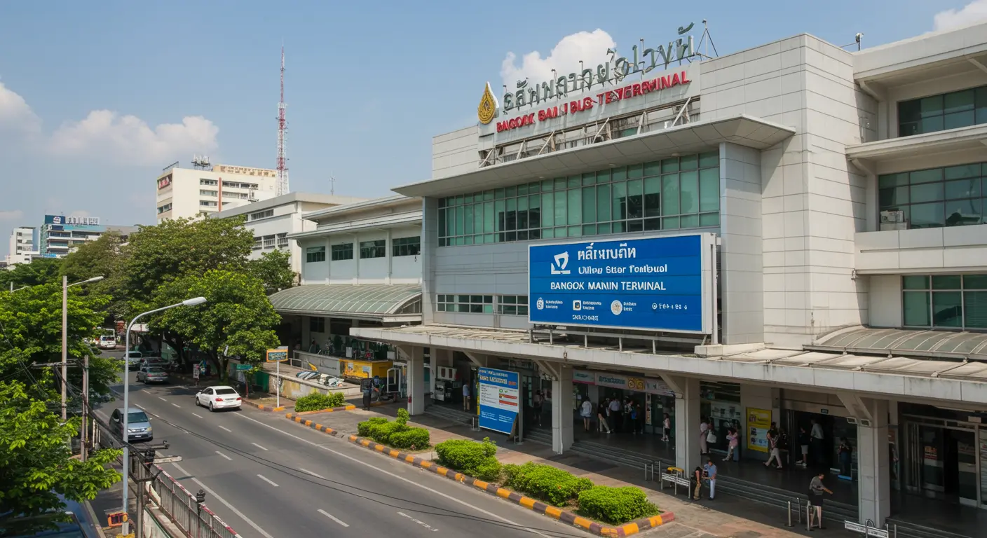 bangkok Main bus Station - Origin point for bangkok to ao-nang route