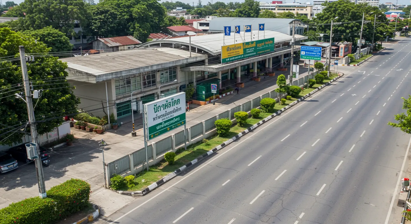 aranyaprathet Main bus Station - Destination point for bangkok to aranyaprathet route