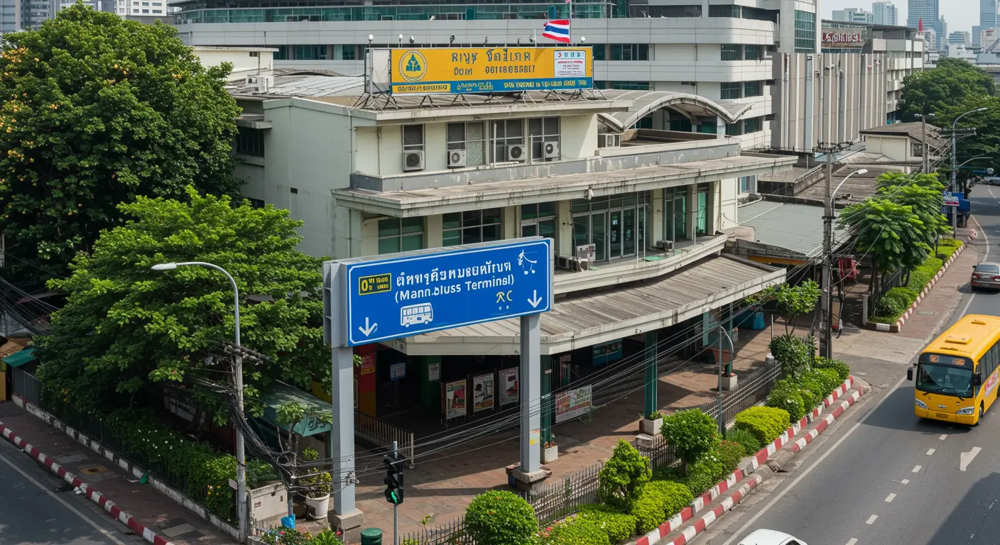 bangkok Main bus Station - Origin point for bangkok to aranyaprathet route